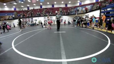 100 lbs Quarterfinal - Kade Lester, Lions Wrestling Academy vs Breanna Hunt, Heat