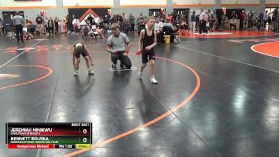 SPW-6 lbs Round 3 - Jeremiah Minikwu, CIWC/Team Intensity vs Bennett Bouska, Northeast Iowa Wrestling Club