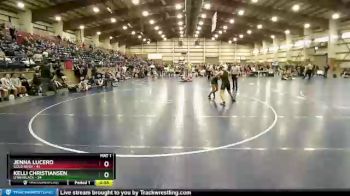 127 lbs Round 1 (6 Team) - Kelli Christiansen, Utah Black vs Jenna Lucero, Gold Rush