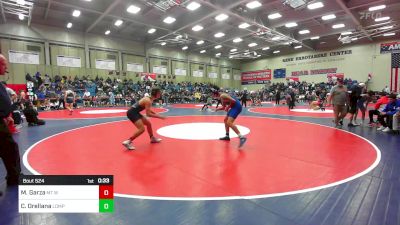 172 lbs Consi Of 16 #2 - Michael Garza, Mt Whitney vs Carlos Ricky Orellana, Lompoc