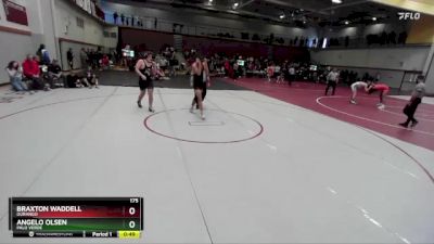 175 lbs Cons. Round 3 - Braxton Waddell, Durango vs Angelo Olsen, Palo Verde