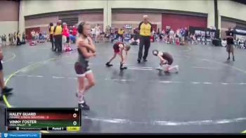 56 lbs Round 4 (6 Team) - Vinny Foster, Steel Valley vs Haley Guard, Midwest Xtreme Wrestling