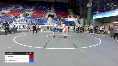 285 lbs Cons 32 #2 - Landon Morris, Michigan vs Alejandro Gallegos, Oklahoma