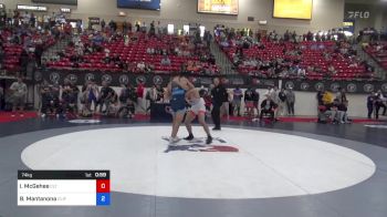 74 kg Rnd Of 16 - Ian McGehee, CLT Regional Training Center vs Beau Mantanona, Cliff Keen Wrestling Club