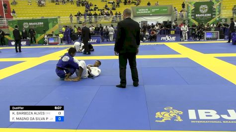 KLEBER BARBOZA ALVES vs FRANCK MAGNO DA SILVA PINHEIRO 2024 Brasileiro Jiu-Jitsu IBJJF