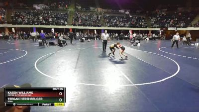 71 lbs Champ. Round 1 - Teegan Hershbeuger, Iowa vs Kasen Williams, Moyer Elite Wrestling