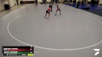 150 lbs Quarterfinals (8 Team) - Brody Lohmann, Z-M (Zumbrota/Mazeppa) vs Brecken Andres, Pierz