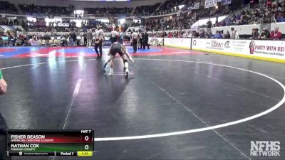 1A-4A 126 3rd Place Match - Nathan Cox, Madison County vs Fisher Deason, American Christian Academy