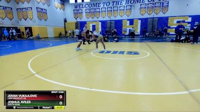 150 Blue 3rd Place Match - Joshua Aviles, South Dade vs Jovan Vukajlovic, Lake Brantley Hs