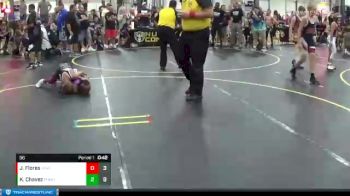 56 lbs Round 4 (6 Team) - Knox Chavez, Pomona Elite vs Javier Flores, Untouchables White