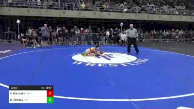 82 lbs Quarterfinal - Vincenzo Mannello, Hawthorne, NY vs Drew Telesky, Norwich, NY