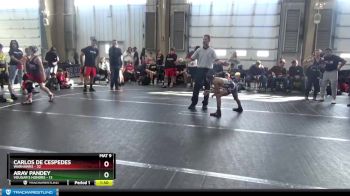 80 lbs Round 2 - Arav Pandey, Vougar`s Honors vs Carlos De Cespedes, Warhawks
