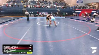 185 lbs Semifinal - Rylee Ferranti, Klein Oak (Girls) vs Tiveopa Anthony, Dallas Skyline (Girls)