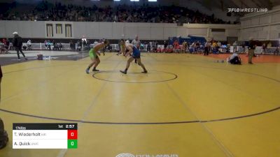 Match - Tyler Wiederholt, Air Force vs Alex Quick, Unattached - Providence