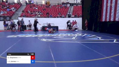 71 kg Rnd Of 64 - Cayleb Stephens, Edgewood Wrestling Club vs Jayden James, New Jersey