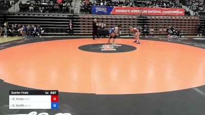 123 lbs Quarterfinal - Alana Vivas, Menlo College vs Sophie Smith, Oklahoma City