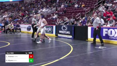 160 lbs 5th Place - Lonzy Vielma, Connellsville vs Gunnar Myers, Wallenpaupack