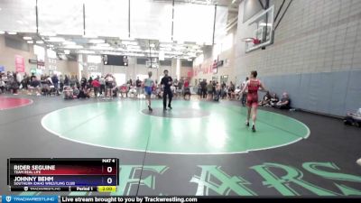 106 lbs Round 5 - Rider Seguine, Team Real Life vs Johnny Behm, Southern Idaho Wrestling Club