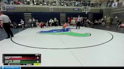 70 lbs Quarterfinal - Coltyn Janicek, Small Town Wrestling vs Lucas Schwartz, Suples