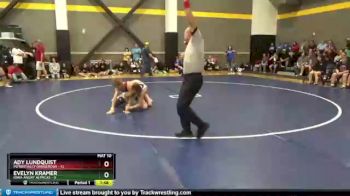 112 lbs Round 1 (4 Team) - Ady Lundquist, Potentially Dangerous vs Evelyn Kramer, Iowa Angry Alpacas