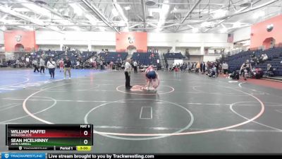 197 lbs Cons. Round 3 - Sean McElhinny, John Carroll vs William Maffei, Wesleyan (CT)