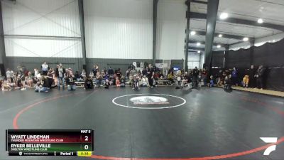 48-51 lbs Round 2 - Ryker Belleville, Shelton Wrestling Club vs Wyatt Lindeman, Thunder Mountain Wrestling Club