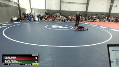 70 lbs 3rd Place Match - Caleb Stage, Toro World Club vs Isaiah Ansell, Mat Demon Wrestling Club