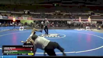 138 lbs Finals (2 Team) - Jakob Brown, Grassfield vs David Saunders, Currituck HS