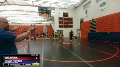 85 lbs Round 3 - Jake Nelson, Cody Wrestling Club vs Havana Martinez, North Big Horn Rams