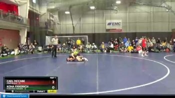 90 lbs Round 5 (6 Team) - Cael McCabe, Iowa Black vs Kona Fandrich, Montana Maroon