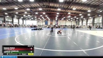 80 lbs Rd# 6- 9:00am Saturday Final Pool - Landon Wheelen, Iowa Black vs Esaias Perez, Maryland GOLD