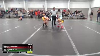 68 lbs Semis (4 Team) - Randy Chrisman, VA Elite vs Tyler Verceles, MJWL