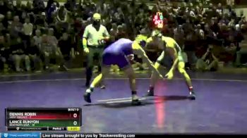 174 lbs Lance Runyon, Northern Iowa vs Dennis Robin, West Virginia