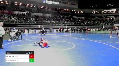 100 lbs Round Of 16 - Marc Barber, Paulsboro vs Caleb Stanley, Blairstown Wrestling Club