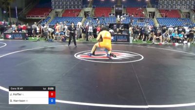 195 lbs Cons 16 #1 - Justin Hoffer, Illinois vs Demond Harrison, Michigan