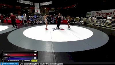 145 lbs Round 3 (16 Team) - Demarcus Turner, SJWA vs Sonny Lora, KCWA