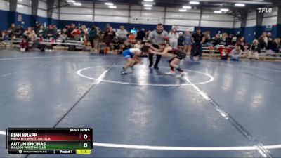 85 lbs Round 5 - Rian Knapp, Middleton Wrestling Club vs Autum Encinas, Bulldog Wresting Club