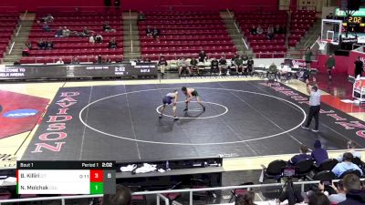 133 lbs Finals (2 Team) - Brayton Killiri, The Citadel vs Nick Molchak, Cleveland State