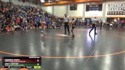 69 lbs Quarterfinal - Navy Denton, McDominate Training Center vs Andrew Smith, Mount Vernon Wrestling Club