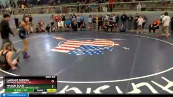 119 lbs Final - Laramie Gibson, Mid Valley Wrestling Club vs Mason Bock, SOLDOTNA WHALERS WRESTLING CLUB