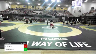 144 lbs Consi Of 16 #2 - Ryder Kolat, Archbishop Spalding vs Ian Thomas, The Haverford School