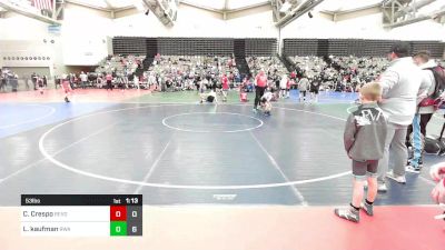 53 lbs Rr Rnd 8 - Christian Crespo, Revolution Elite vs Levi Kaufman, Roundtree Wrestling Academy Black