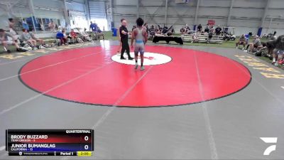 170 lbs Quarters & 1st Wb (16 Team) - Brody Buzzard, Team Oregon vs Junior Bumanglag, California