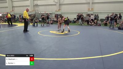 120-S lbs Semifinal - Kyler Basham, OH vs Leif Syrko, PA