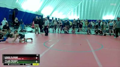 88 lbs Round 2 (8 Team) - Lewis Flossie, Neighborhood Wrestling vs Tyler Fecket, Donahue WA Blue