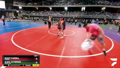 6A 132 lbs Semifinal - Elena Gutierrez, Klein Cain vs Scout Carrell, Coppell