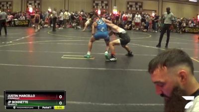 125 lbs Quarterfinal - Jp Bonnette, Seagulls vs Justin Marcello, PowerHalf