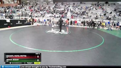 59 lbs Quarterfinal - Xochitl Mota-Pettis, TX vs Araya Boday, WA