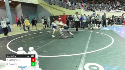 88 lbs Round Of 64 - Revin Fipps, Stillwater vs Aiden Leathers, Jenks Trojan Wrestling Club