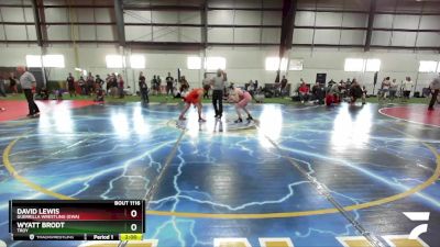 120 lbs Cons. Round 2 - David Lewis, Guerrilla Wrestling (GWA) vs Wyatt Brodt, Troy